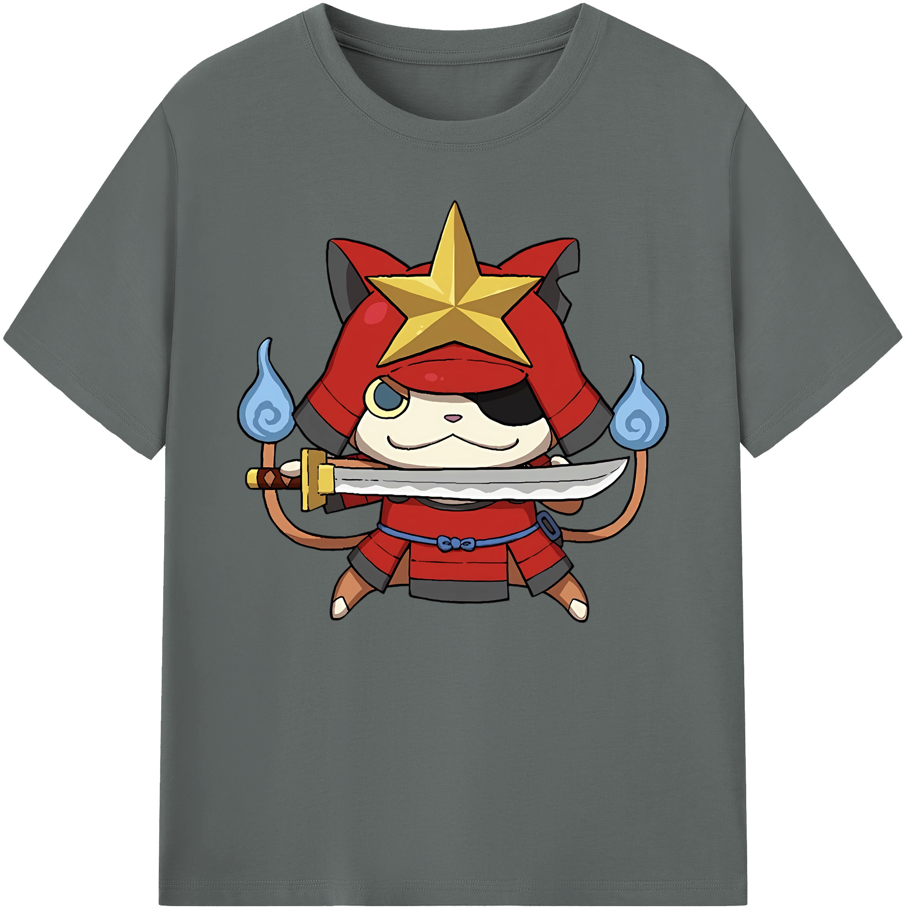（画像用） 妖怪ウォッチ Yo-kai Watch 綿100％ メンズ半袖Tシャツ｜肌触りやわらか＆通気性